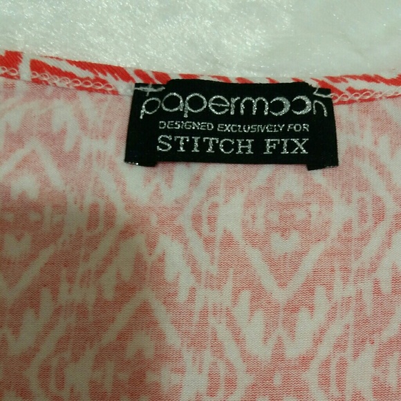 PAPERMOON Stitch Fix orange tee XS - Picture 3 of 4